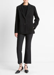 Suede Blazer in Blazers - BLACK | VINCE Women