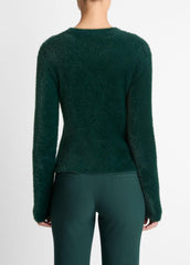 Eyelash Crew Neck Sweater in Crew Neck - JUNIPER | VINCE Women
