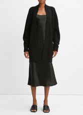 Cashmere Open-Front Cardigan in Cardigans - BLACK | VINCE Women