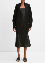 Cashmere Open-Front Cardigan in Cardigans - BLACK | VINCE Women