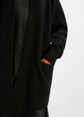Cashmere Open-Front Cardigan in Cardigans - BLACK | VINCE Women
