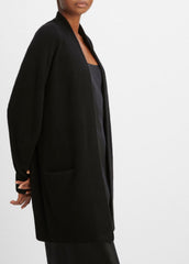 Cashmere Open-Front Cardigan in Cardigans - BLACK | VINCE Women