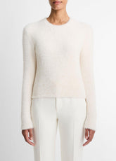 Eyelash Crew Neck Sweater in Crew Neck - CHIFFON | VINCE Women