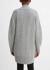Cashmere Open-Front Cardigan in Cardigans - MEDIUM HEATHER GREY | VINCE Women