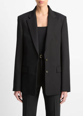 Oversized Blazer in Blazers - BLACK | VINCE Women