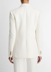 Sculptural Tailored Blazer in Blazers - OFF WHITE | VINCE Women