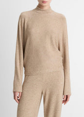 Cozy Dolman-Sleeve Mock-Neck Top in Long Sleeve - HEATHER BRUNA | VINCE Women