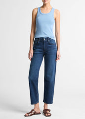 Ribbed Scoop-Neck Tank in Tank Tops - HYDRA | VINCE Women