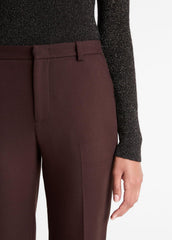 Sculptural Flare Trouser in Trousers - BLACK GRAPE | VINCE Women