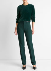 Cotton-Blend Slim Cigarette Pant in Trousers - JUNIPER | VINCE Women