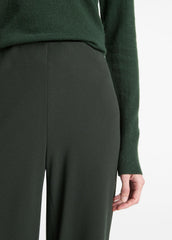 Colette High-Rise Crepe Bias Pant in Trousers - VERDE | VINCE Women