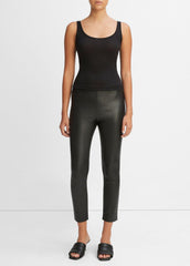 Leather Legging in Leggings - BLACK | VINCE Women