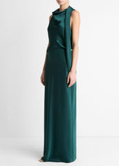 Satin Bias Column Skirt in Skirts - JUNIPER | VINCE Women