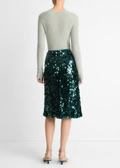 Paillette Bias Skirt in Skirts - JUNIPER | VINCE Women