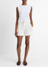 Hemp Short in Shorts - OFF WHITE | VINCE Women