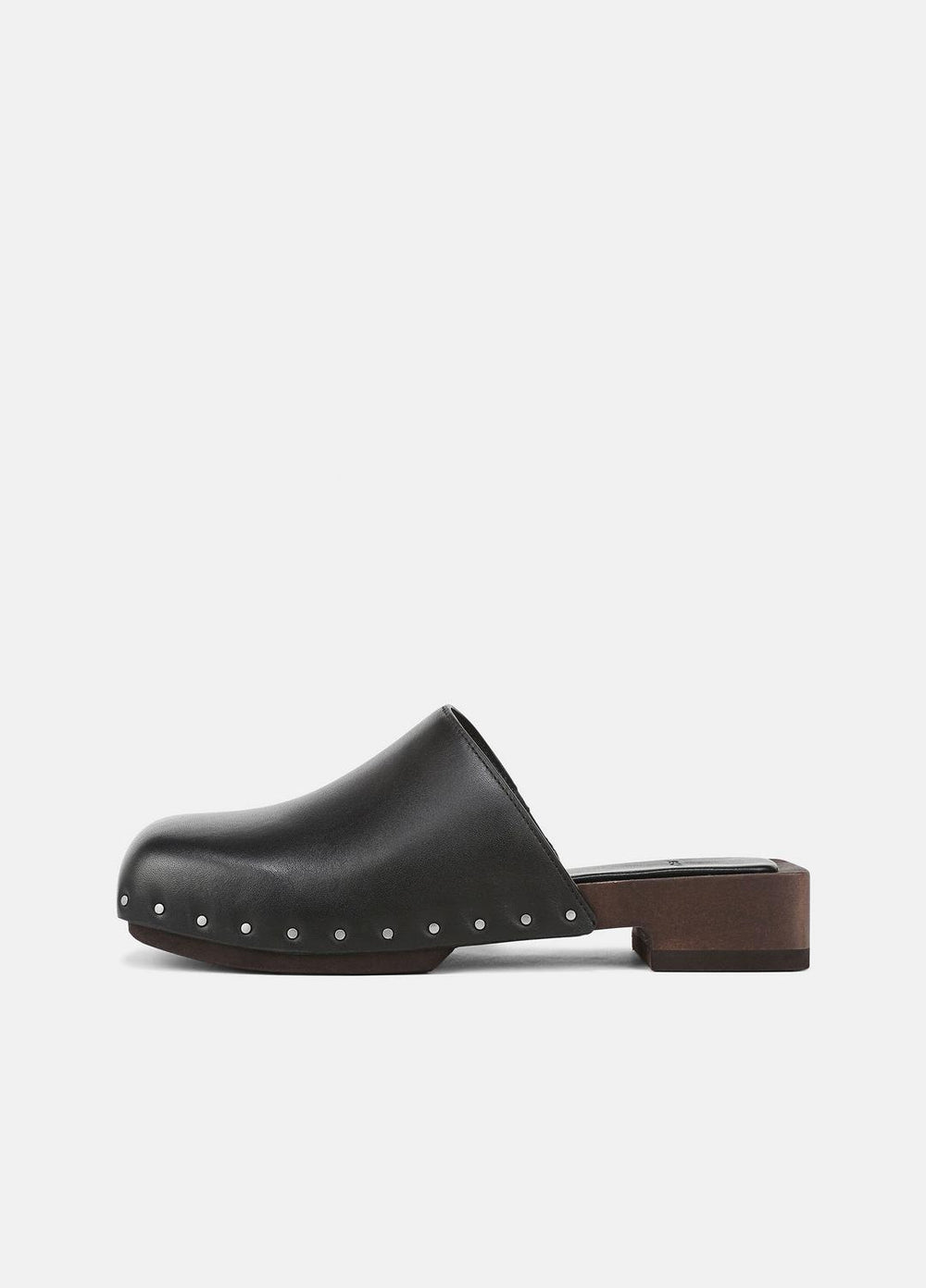 Margarita Leather Clog in Loafers & Flats - BLACK | VINCE Women
