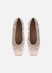 Darla Satin Ballet Flat in Loafers & Flats - CASA ROSA | VINCE Women