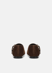 Daniela Suede Mary Jane Flat in Loafers & Flats - CLOVE | VINCE Women