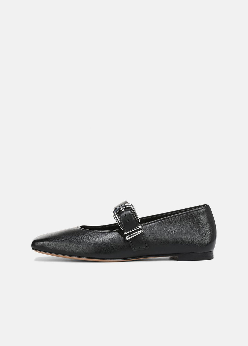 Daniela Leather Mary Jane Flat in Loafers & Flats - BLACK | VINCE Women