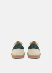 Oasis Suede & Leather Runner Sneaker in Sneakers - MACADEMIA/INDIGO | VINCE Women