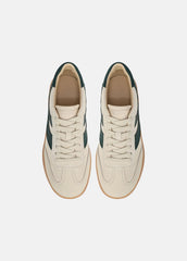 Oasis Suede & Leather Runner Sneaker in Sneakers - MACADEMIA/INDIGO | VINCE Women