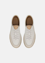 Palm Leather & Suede Sneaker in Sneakers - MILK/MOONLIGHT | VINCE Women