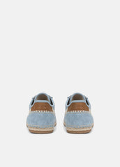 Oasis Suede & Leather Espadrille Sneaker in Sneakers - GLACIAL BLUE/FLAX | VINCE Women