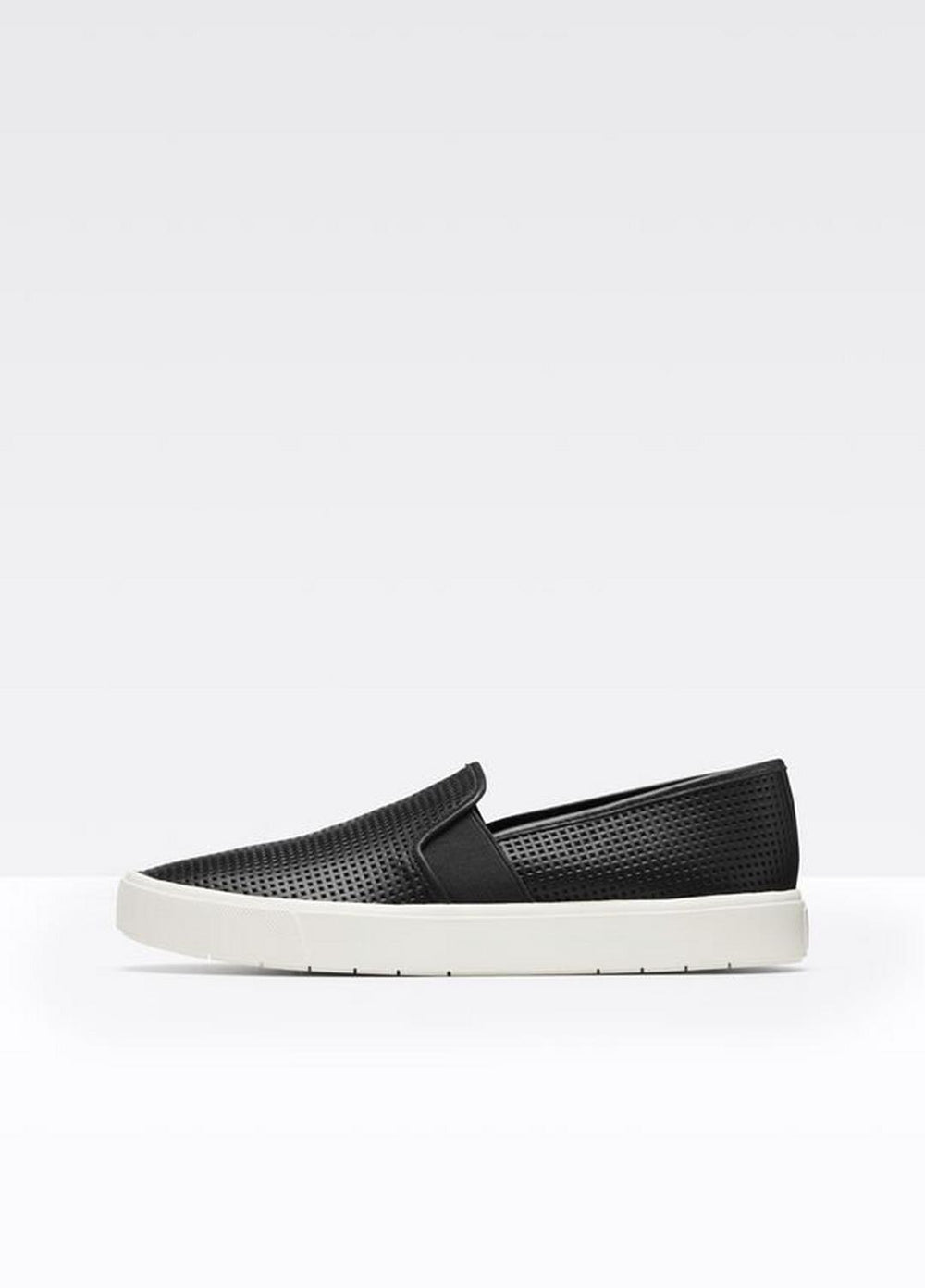 Women's Blair Perforated Leather Sneakers - BLACK | VINCE Women
