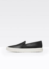 Women's Blair Perforated Leather Sneakers - BLACK | VINCE Women
