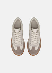 Oasis Leather and Suede Sneaker in Sneakers - WHITE FOAM/HORCHATA/HAZELSTONE | VINCE Women