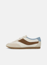 LA Leather & Suede Runner Sneaker in Sneakers - MOONLIGHT/ELMWOOD | VINCE Women