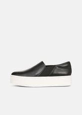 Warren Leather Sneaker in Sneakers - BLACK | VINCE Women