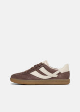 Oasis Suede & Leather Sneaker in Sneakers - KOALA TAUPE/FLAX | VINCE Women