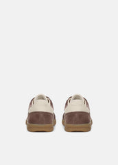 Oasis Suede & Leather Sneaker in Sneakers - KOALA TAUPE/FLAX | VINCE Women