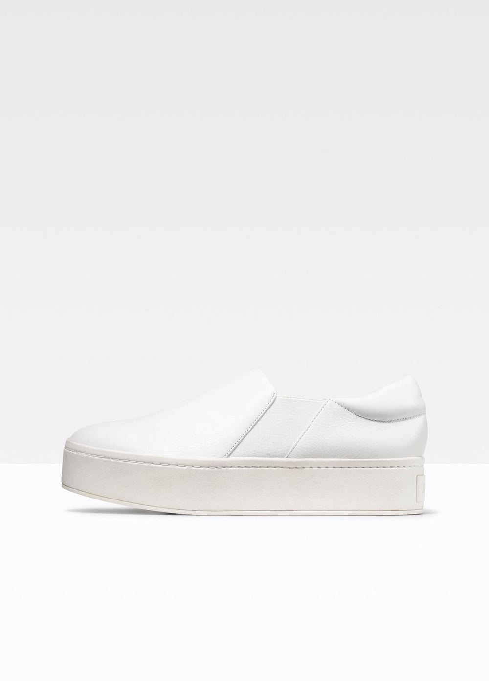 Leather Warren Sneaker in Sneakers - PLASTER | VINCE Women