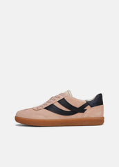 Oasis Suede & Leather Sneaker in Sneakers - LOTUS BLUSH/BLUE INK | VINCE Women