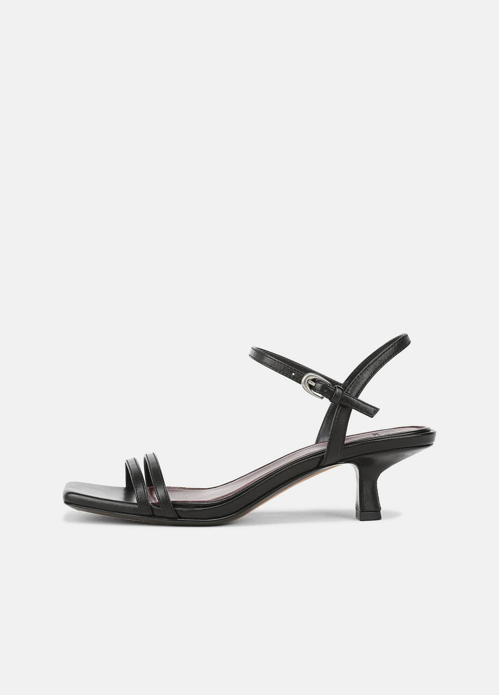 Tilda Leather Heeled Sandal in Heels - BLACK | VINCE Women