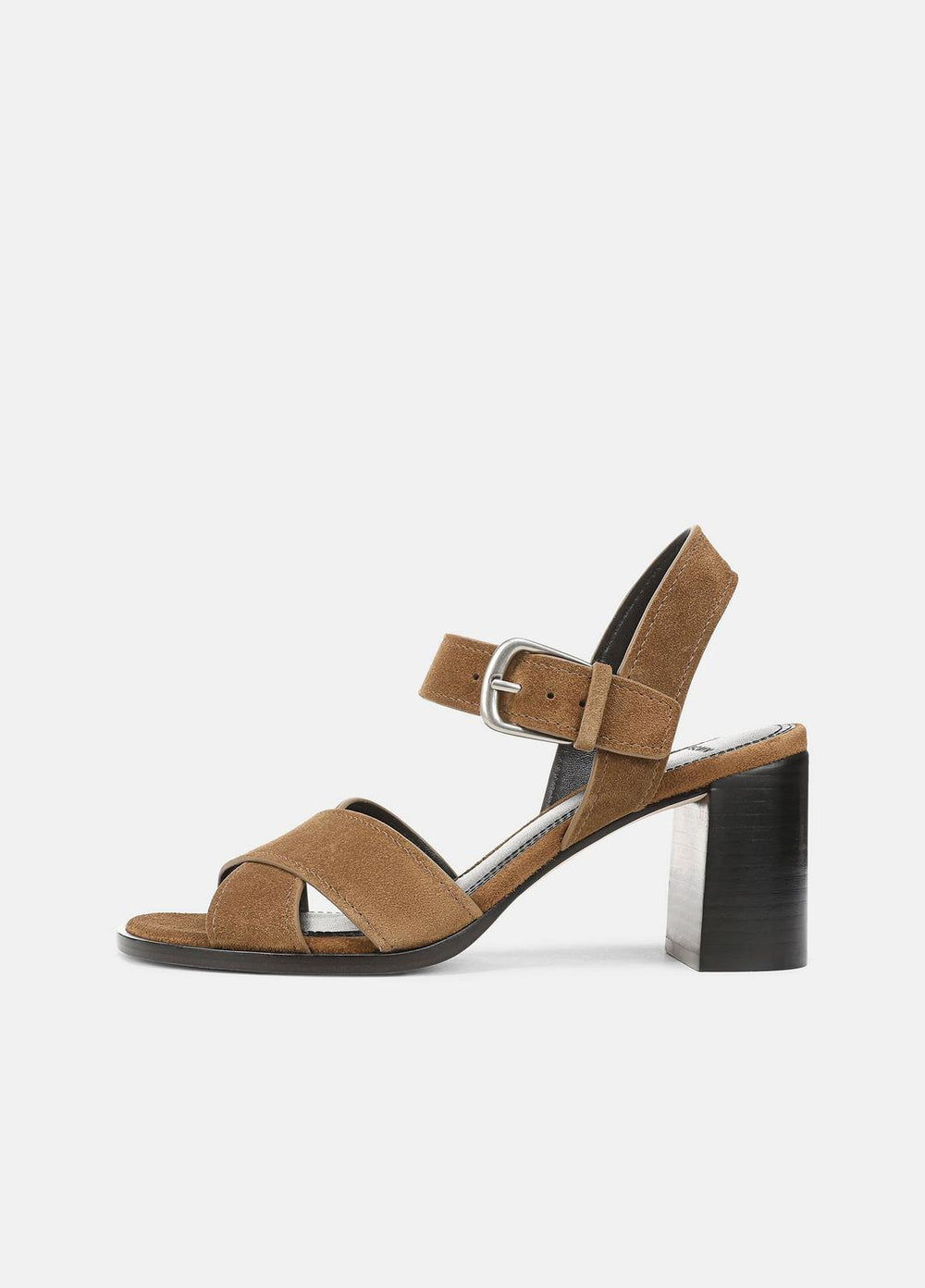 Salma Suede Heeled Sandal in Heels - ELMWOOD | VINCE Women
