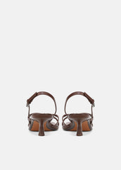 Tali Slingback Sandal in Heels - MOLTON BROWN | VINCE Women