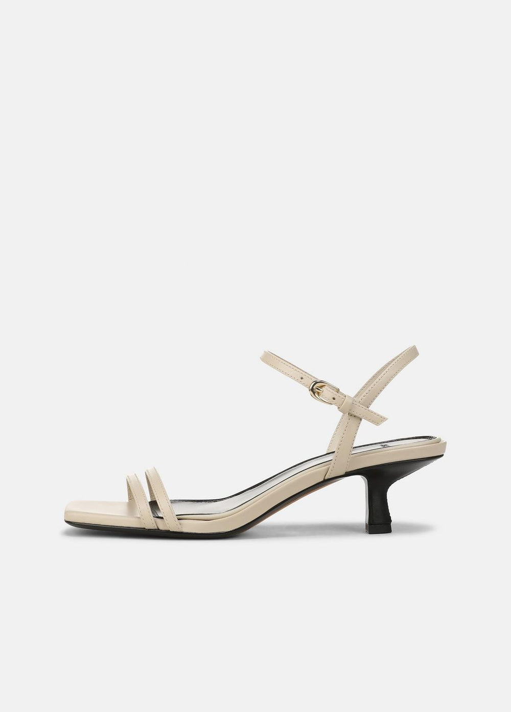 Tilda Leather Heeled Sandal in Heels - MOONLIGHT | VINCE Women
