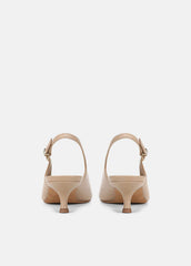 Sabra Leather Slingback Heel in Heels - WARM ALMOND | VINCE Women