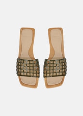 Barbara Jelly Slide Sandal in Sandals - CHIVE | VINCE Women