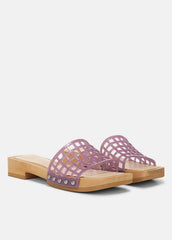 Barbara Jelly Slide Sandal in Sandals - AMETHYST | VINCE Women