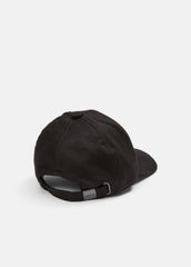 Leather-Trim Cashmere Baseball Cap in Scarves & Hats - BLACK | VINCE Women