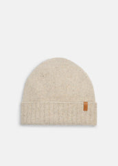 Donegal Cashmere Jersey Beanie in Scarves & Hats - BISCUIT | VINCE Women