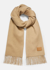 Double-Face Cashmere Scarf in Scarves & Hats - CAMEL | VINCE Women