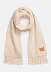Double-Face Cashmere Scarf in Scarves & Hats - IVORY | VINCE Women