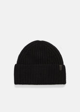 Plush Cashmere Chunky-Knit Beanie in Scarves & Hats - BLACK | VINCE Women