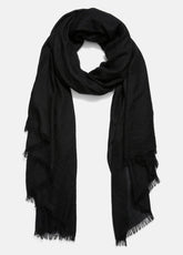 Lightweight Cashmere Scarf in Scarves & Hats - BLACK | VINCE Women