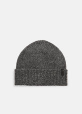 Donegal Cashmere Jersey Beanie in Scarves & Hats - CHARCOAL | VINCE Women